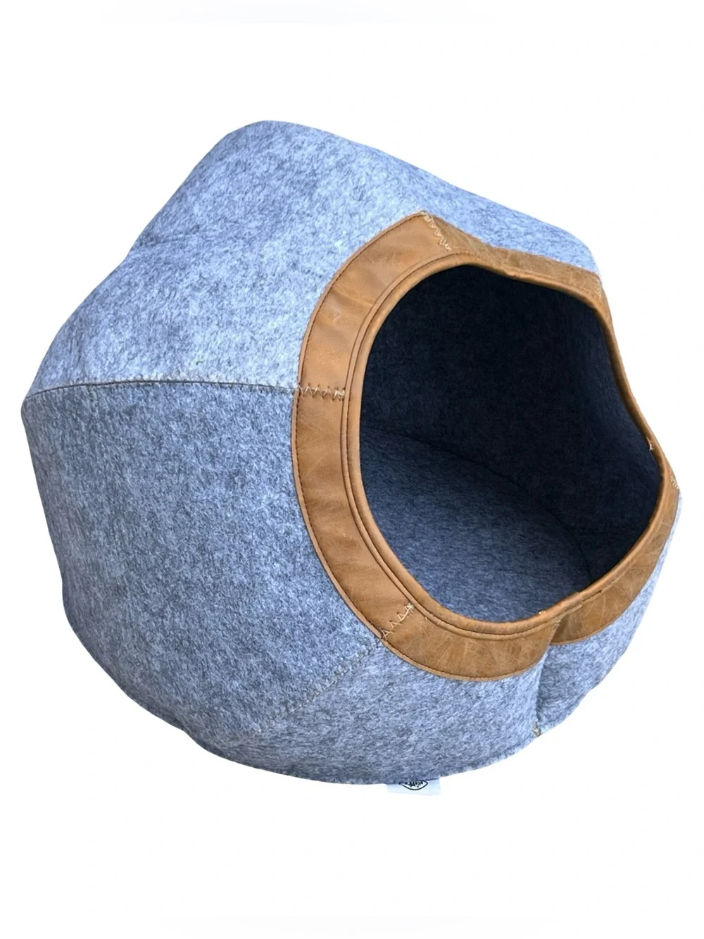 Like New! Kitty City Felt Cat Cave Hideaway Bed Enclosed Cat House Pet Shelter